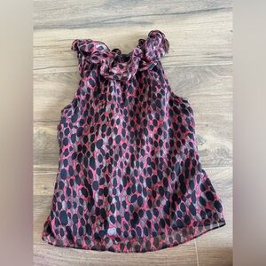 The Limited Sleeveless Ruffle Top